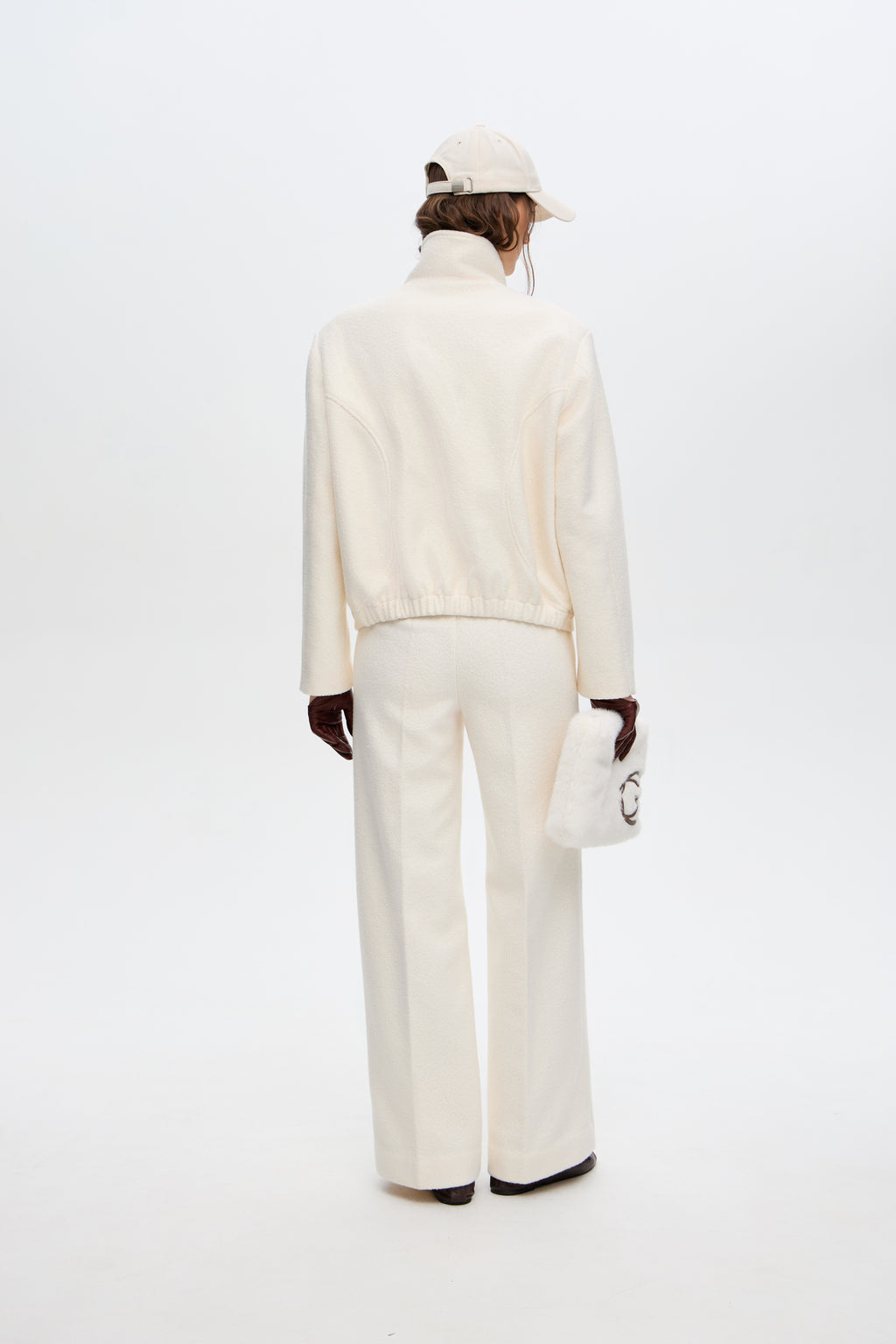 Woolen palazzo pants