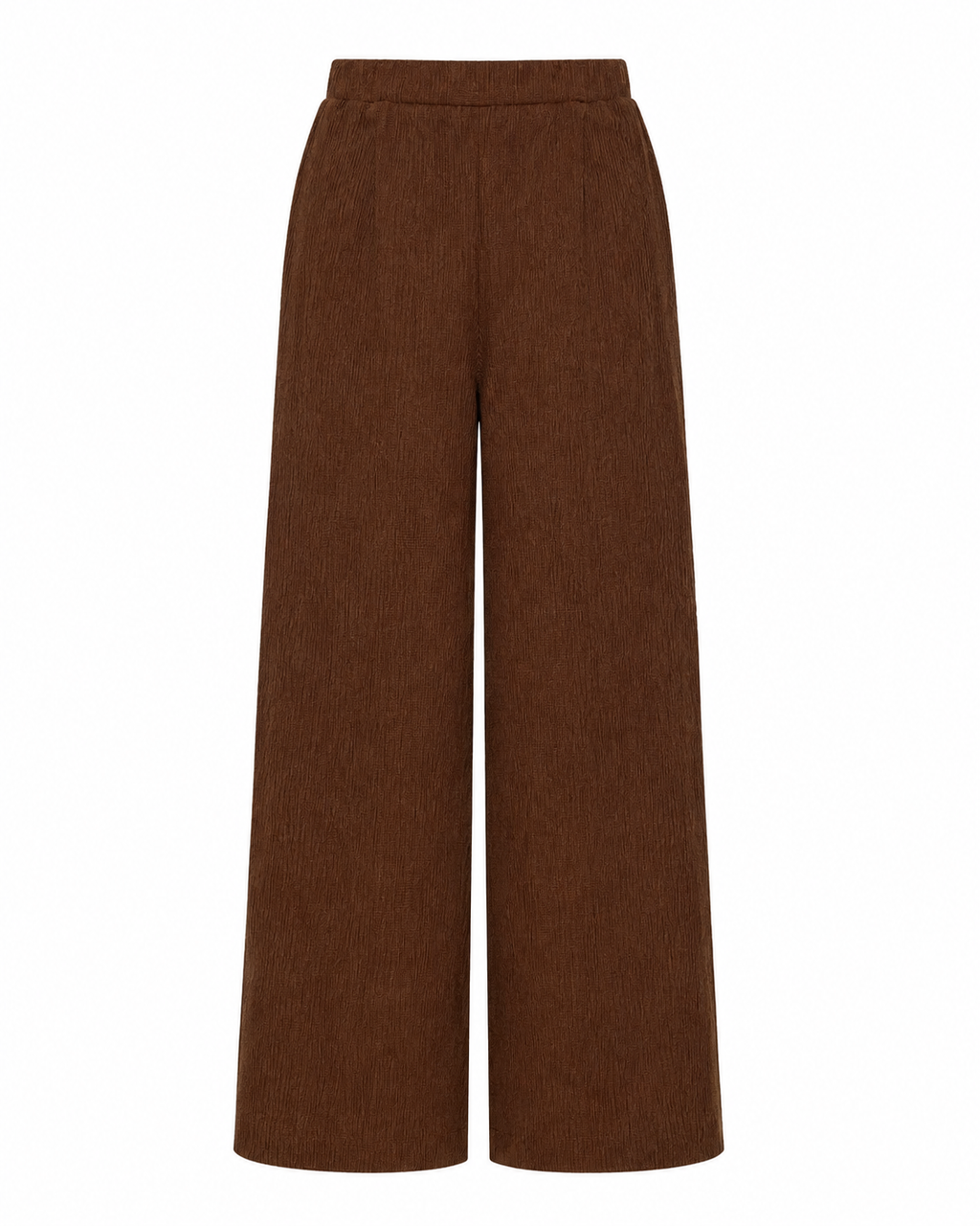 Double Viscose Trousers in brown
