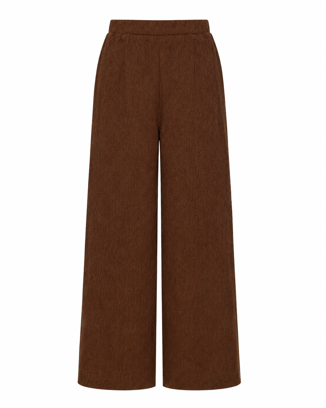 Double Viscose Trousers in brown
