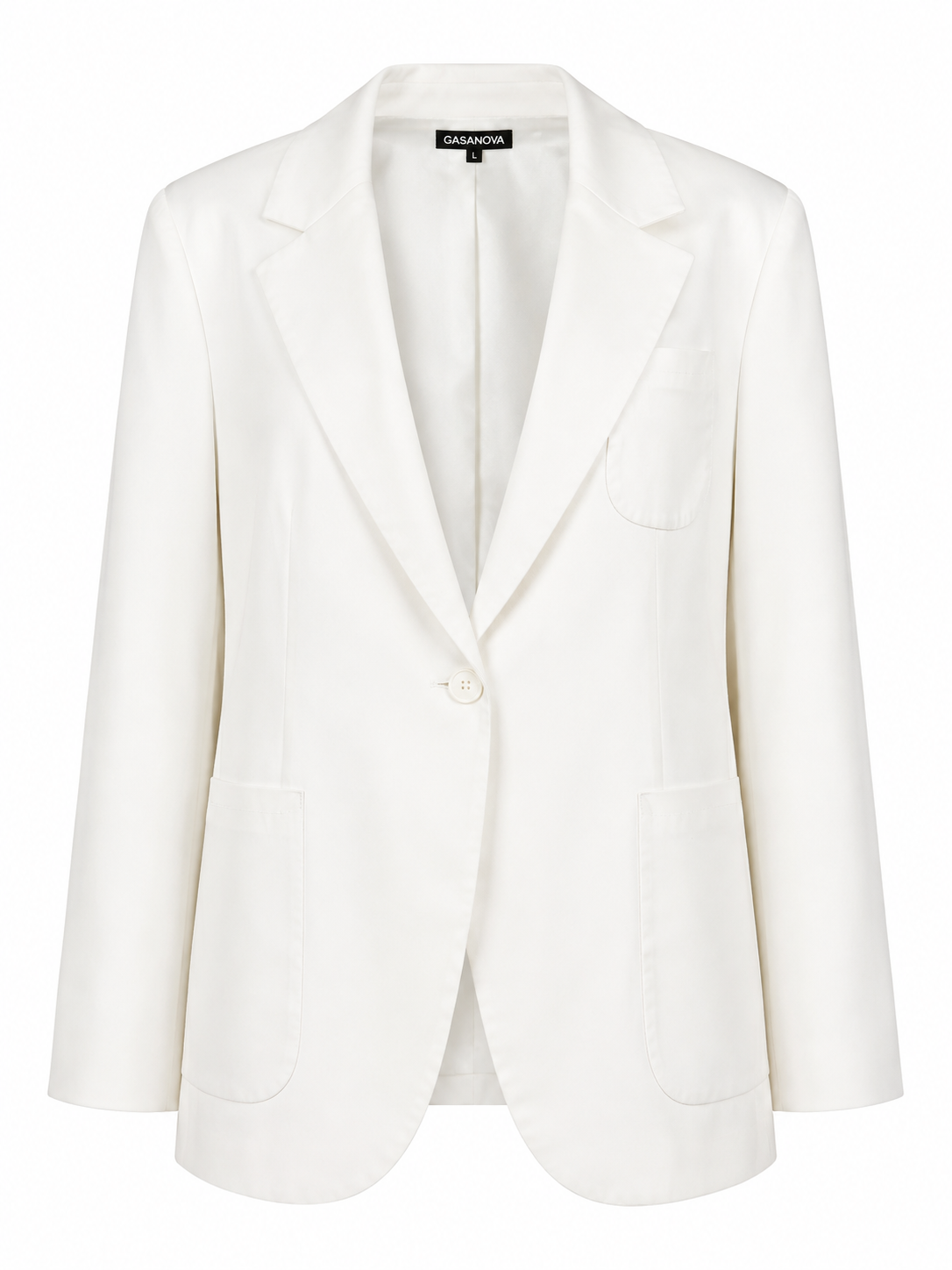 Milk handcrafted blazer by GASANOVA