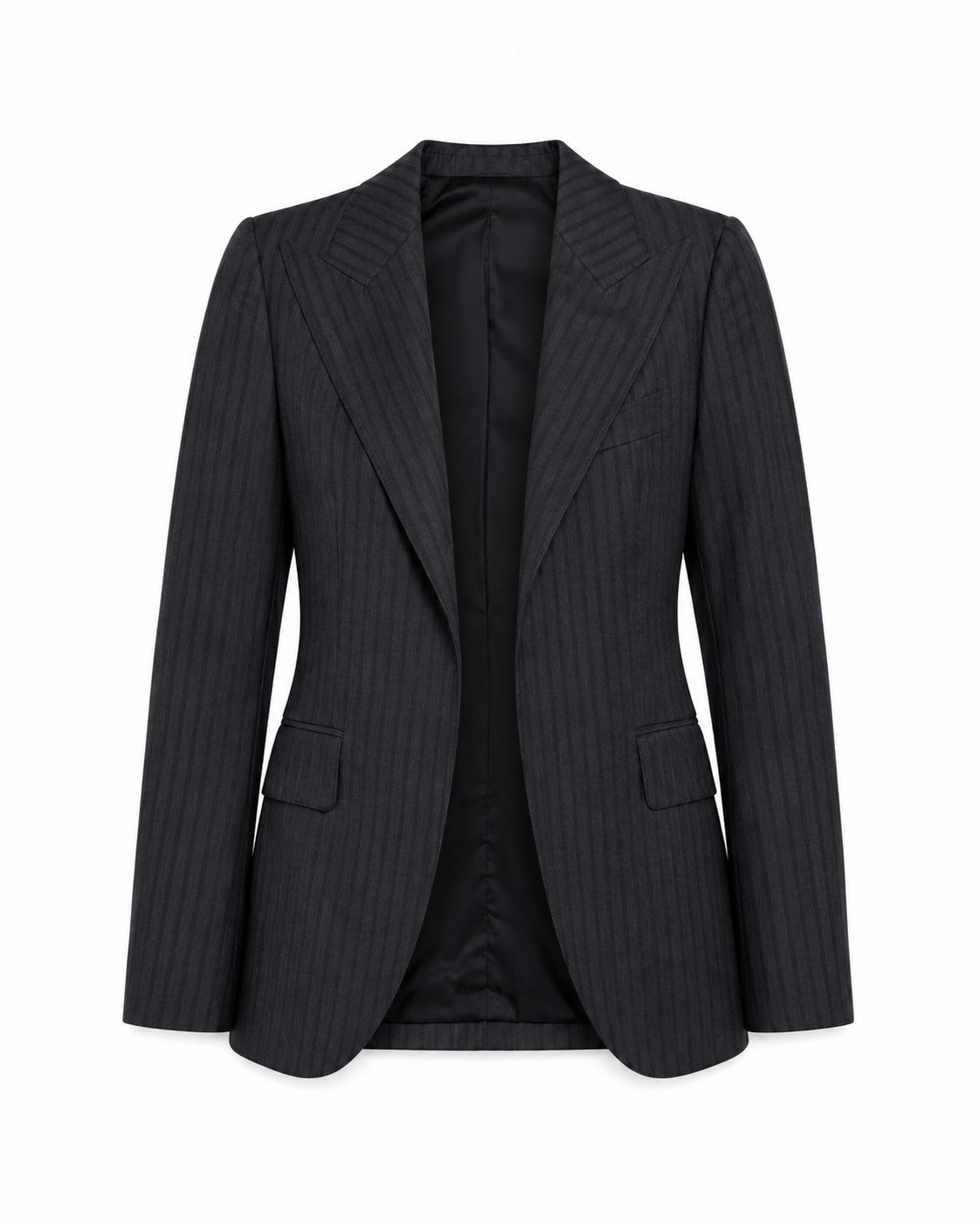 Black handcrafted tailored blazer by GASANOVA