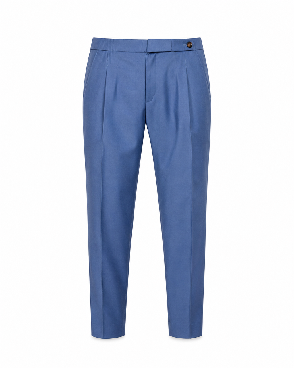 Handcrafted Tailored Trousers in light blue, size 58