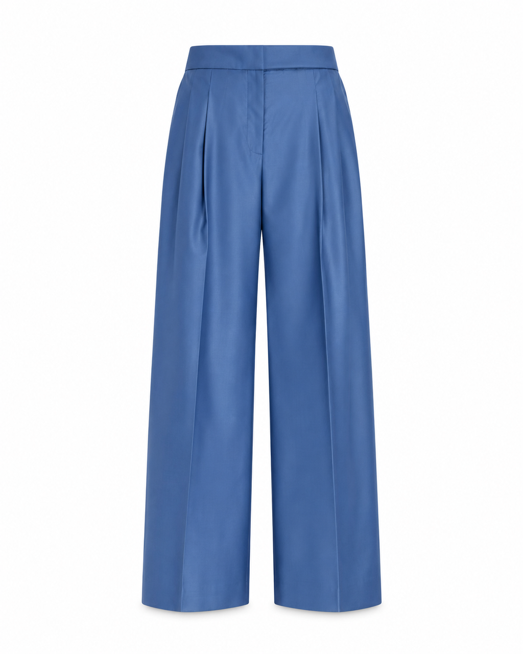 Handcrafted Tailored Trousers in light blue