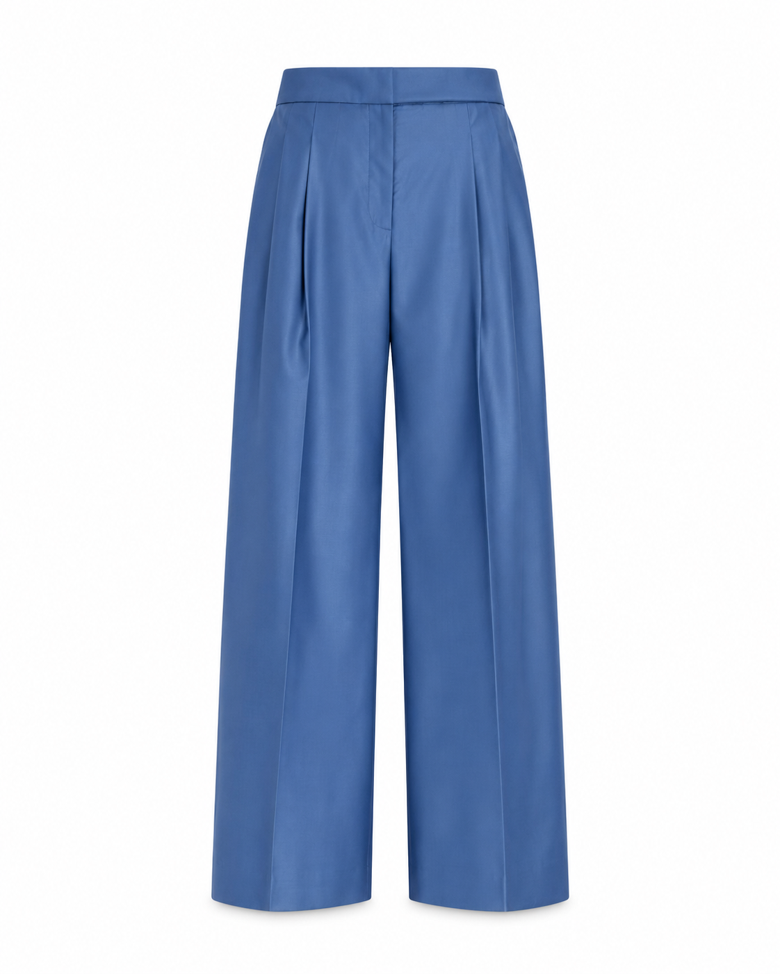 Handcrafted Tailored Trousers in light blue