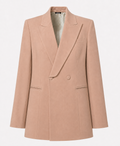 Beige Makivka fitted blazer by GASANOVA