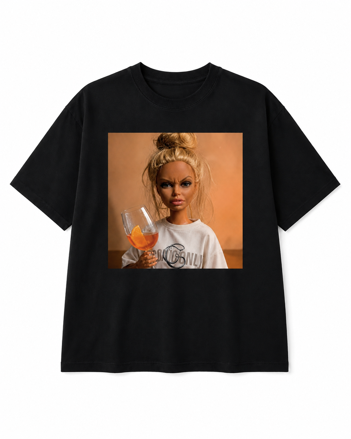 UNBOTHERED T-Shirt in black