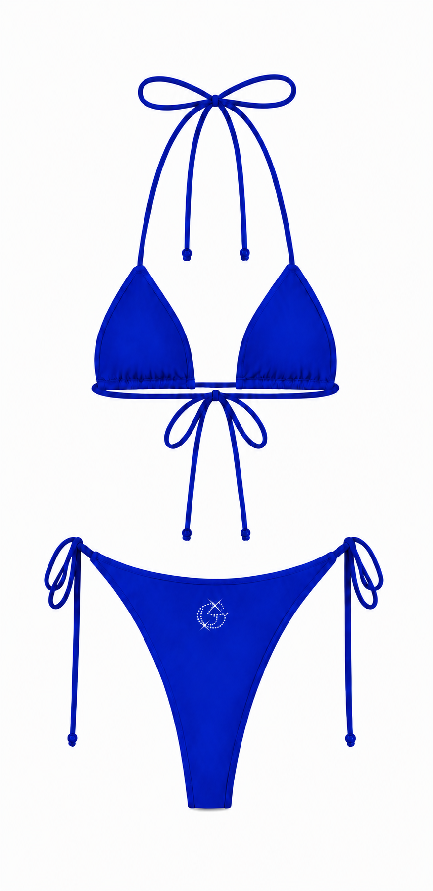 GG Crystal Bikini - Electric Blue
