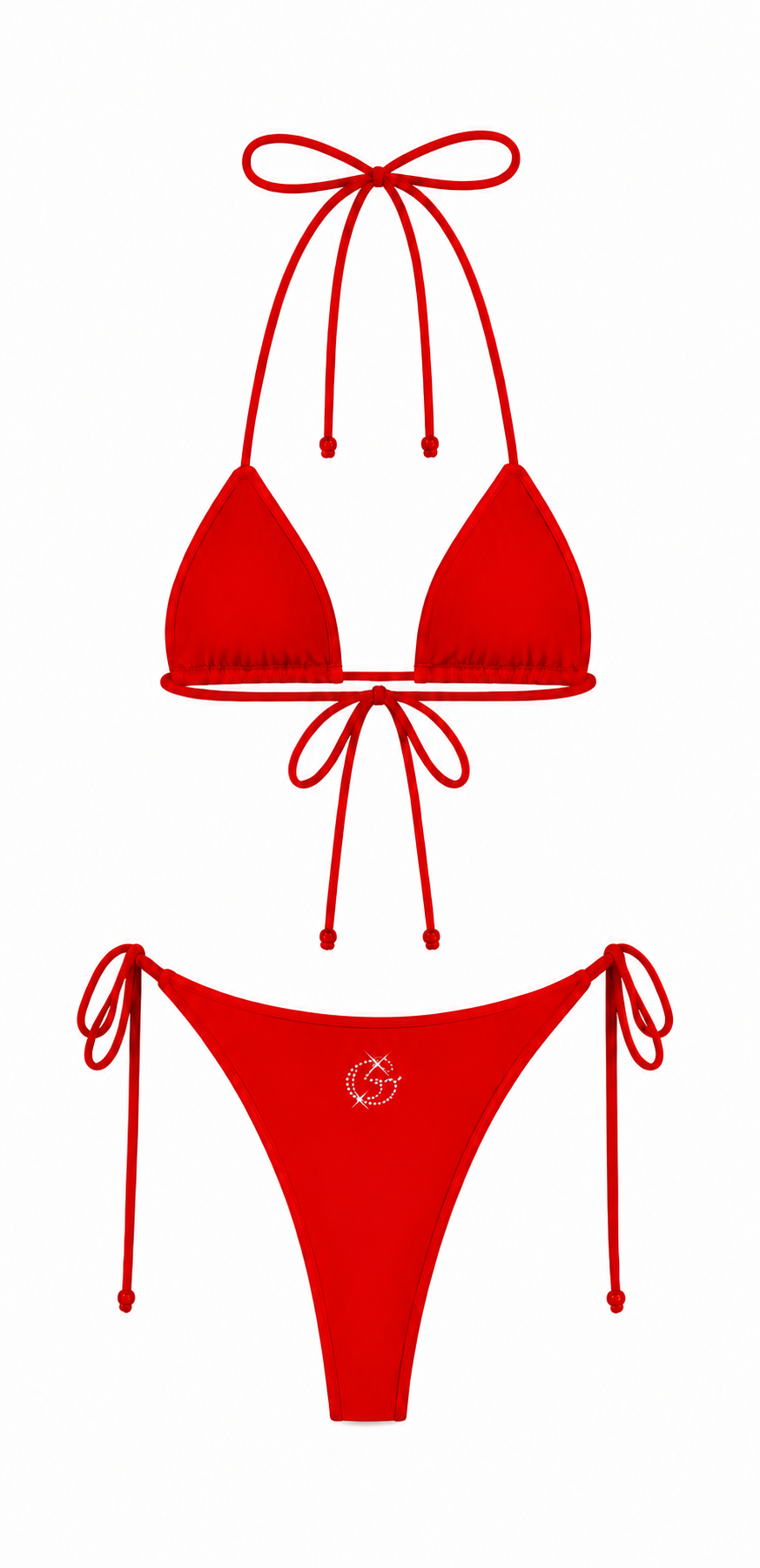 GG Crystal Bikini - Red