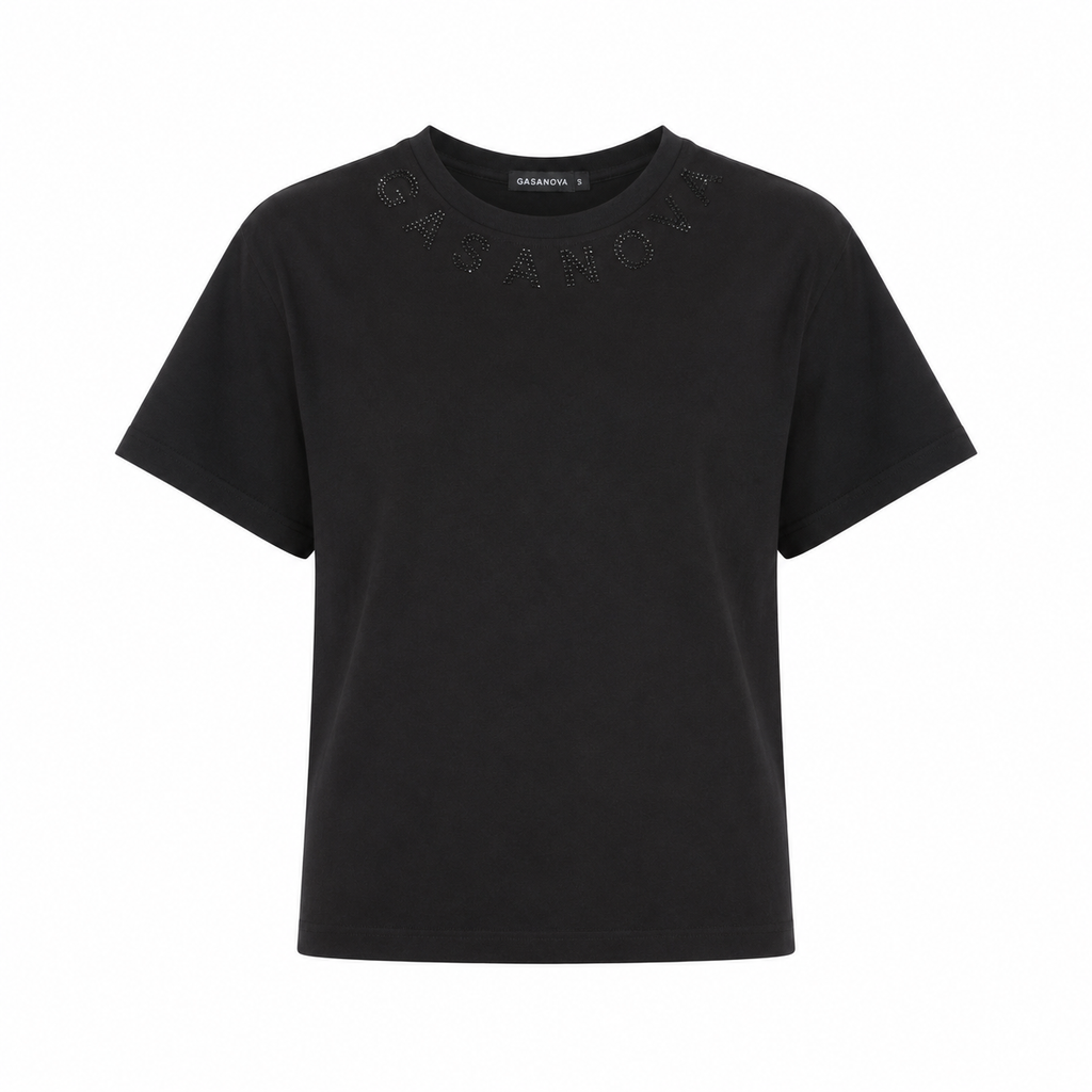 Oversized T-shirt GASANOVA — Black