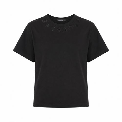 Oversized T-shirt GASANOVA — Black