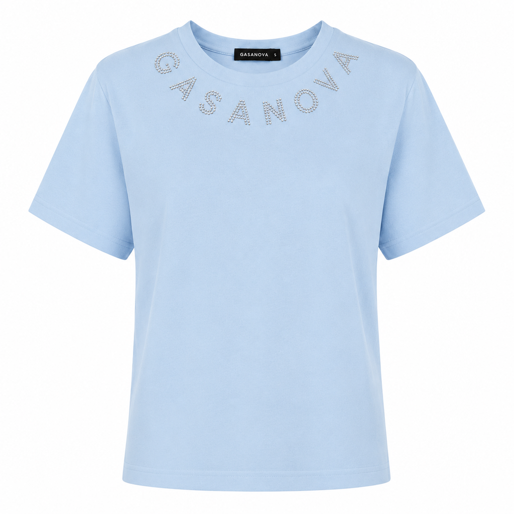 Oversized T-shirt GASANOVA — Light Blue