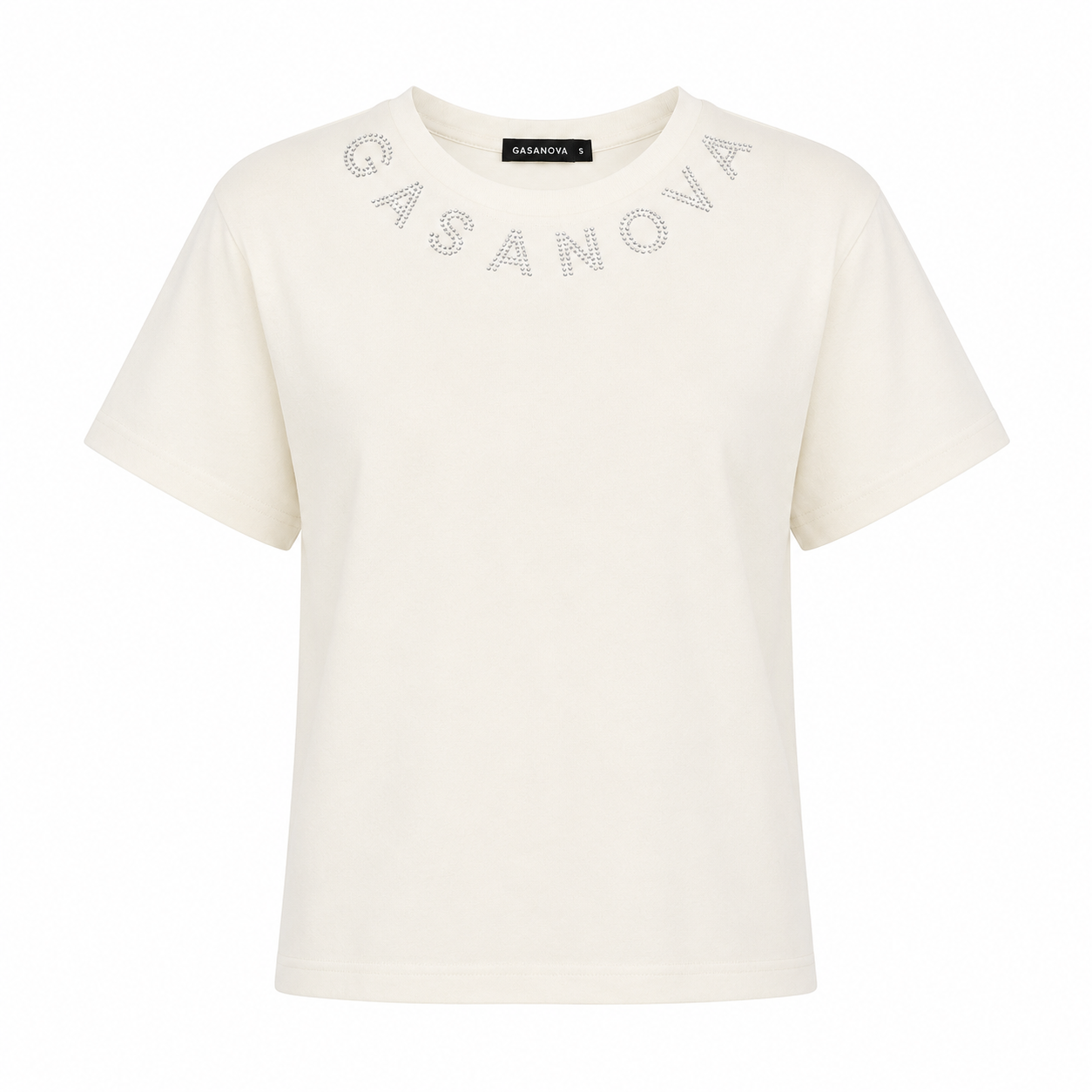 Oversized T-shirt GASANOVA — Milk