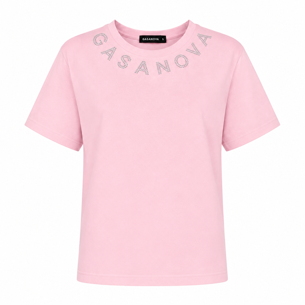 Oversized T-shirt GASANOVA — Pink