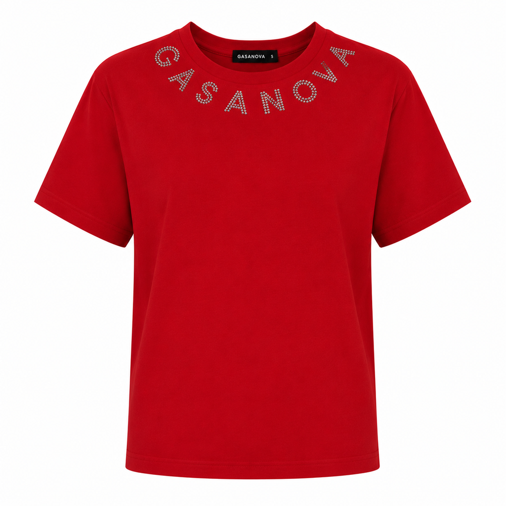 Oversized T-shirt GASANOVA — Red