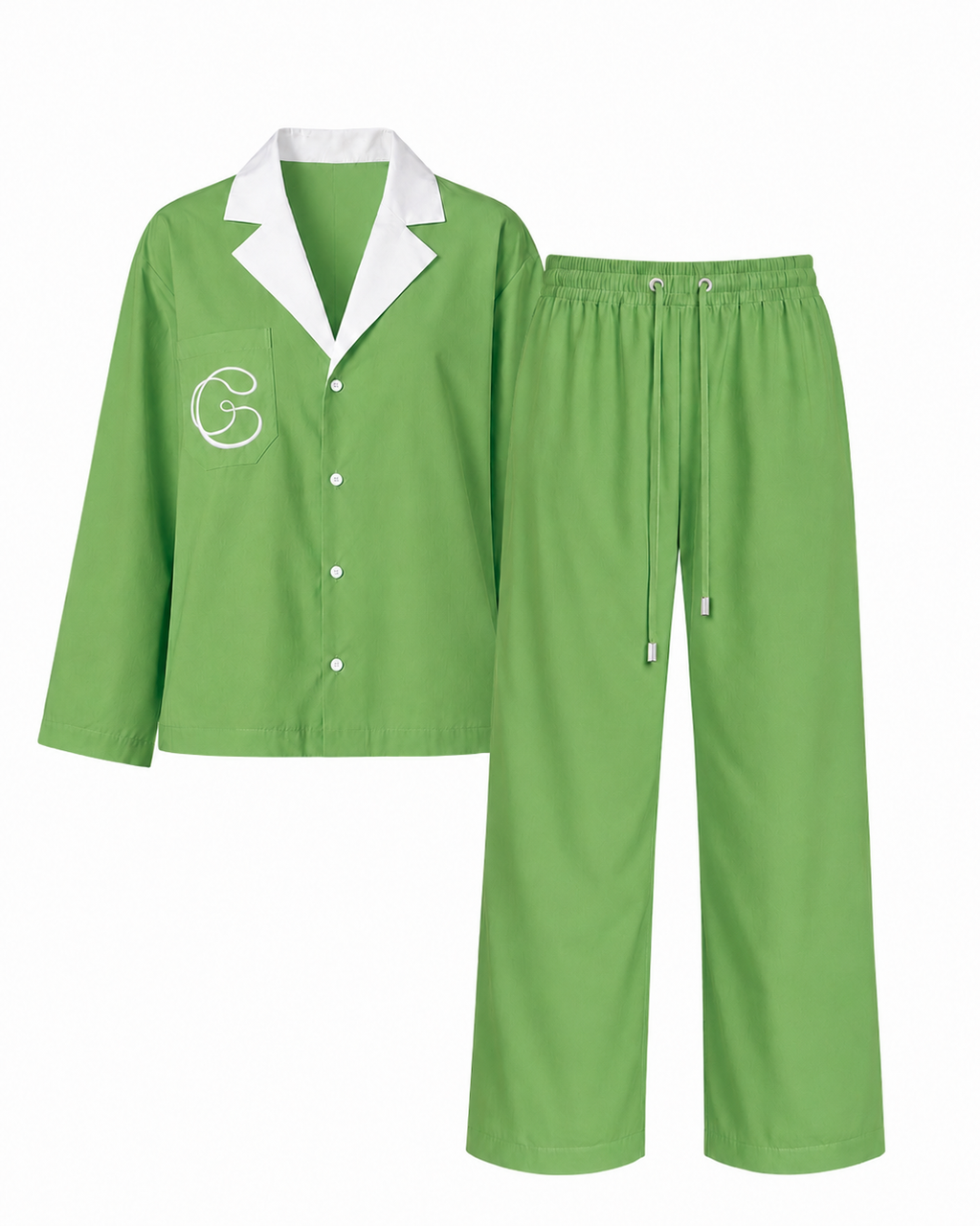 Pajama Style Suit — Green