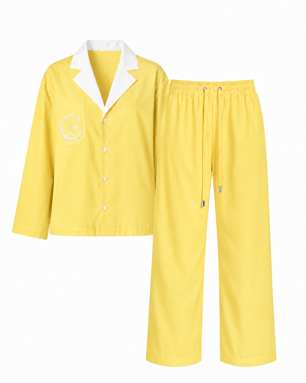 Pajama Style Suit — Yellow