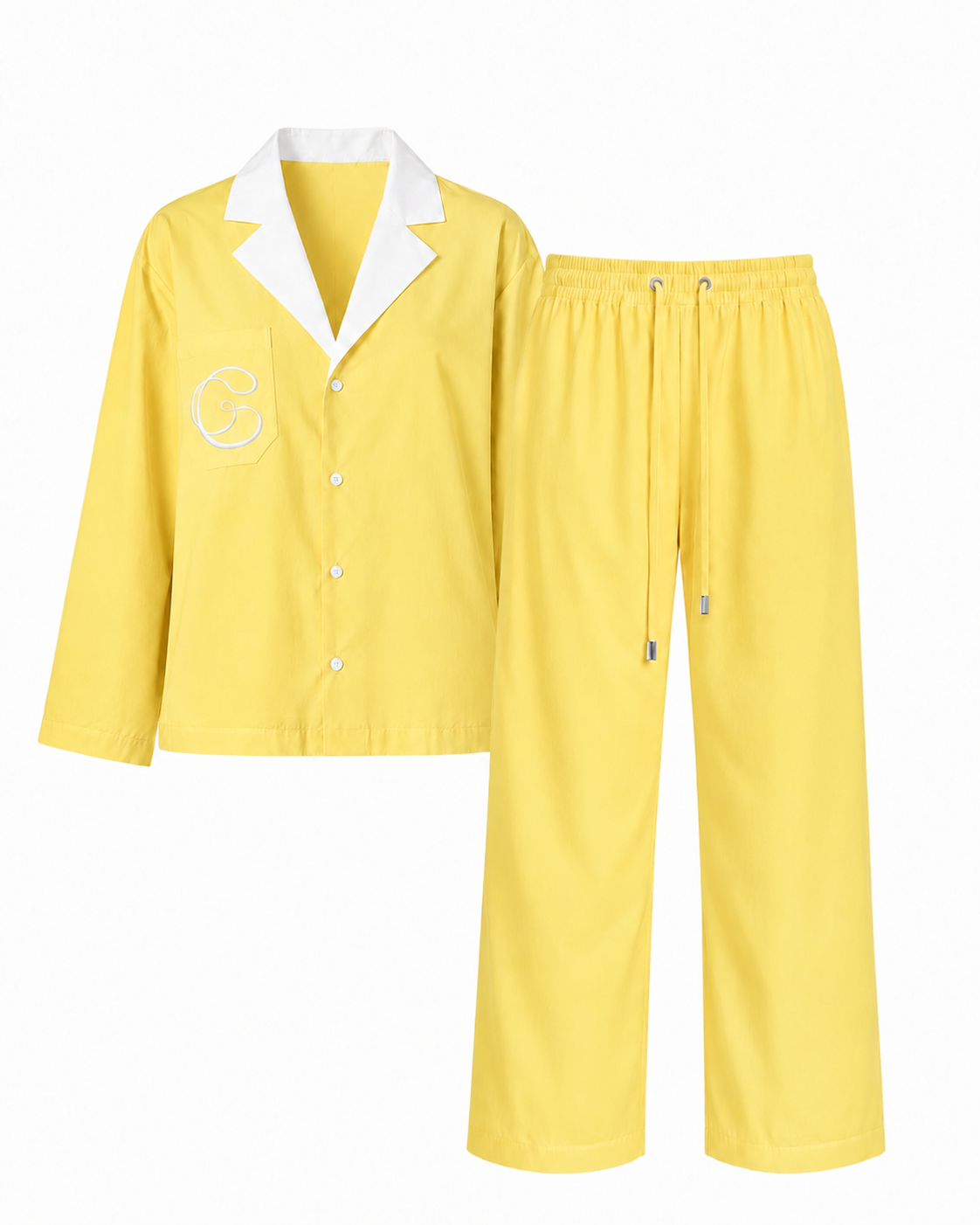 Pajama Style Suit — Yellow
