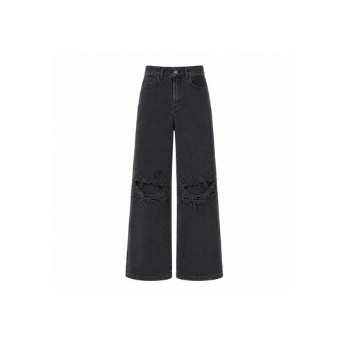 Jeans with knee slits G | GASANOVA