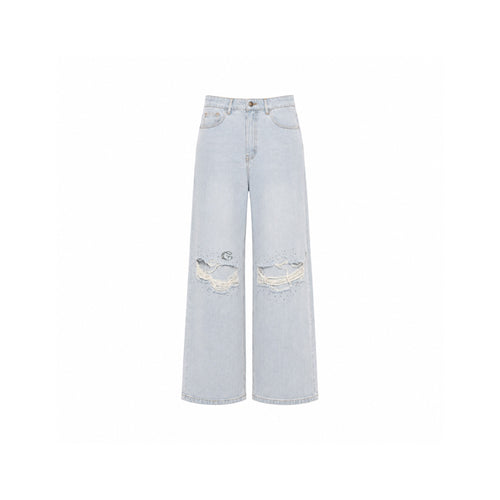 Jeans with knee slits G | GASANOVA