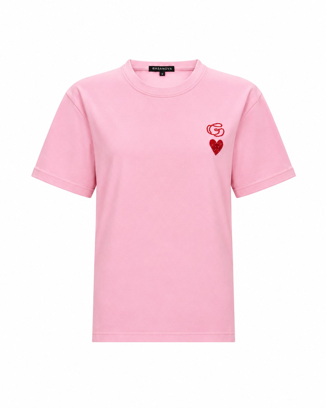 T-shirt with G and Heart Print