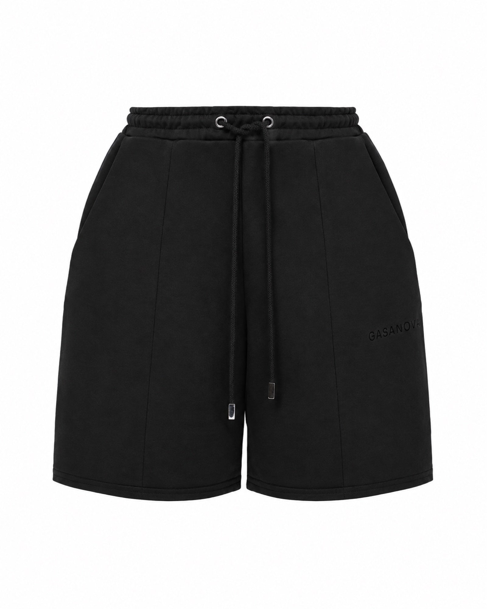 Straight Sport Shorts — Black