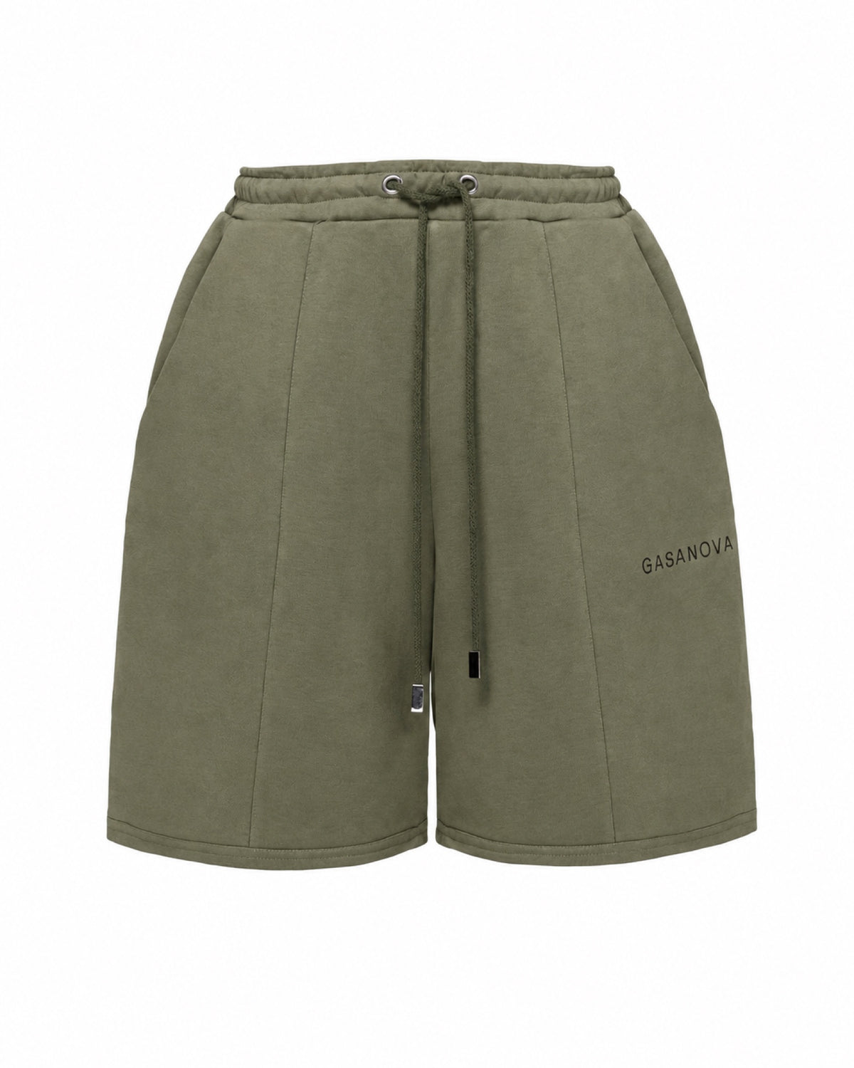 Straight Sport Shorts — Olive