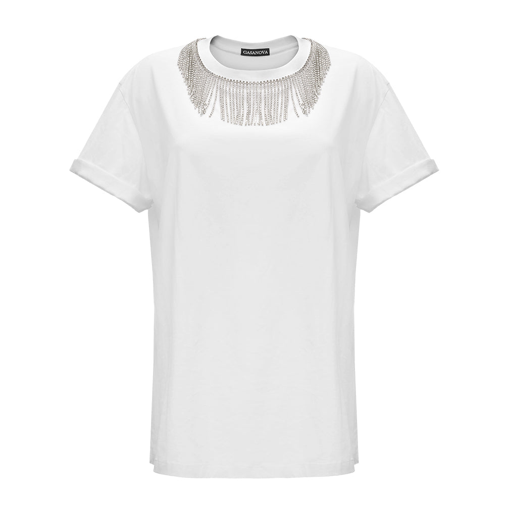 T-shirt With Crystals