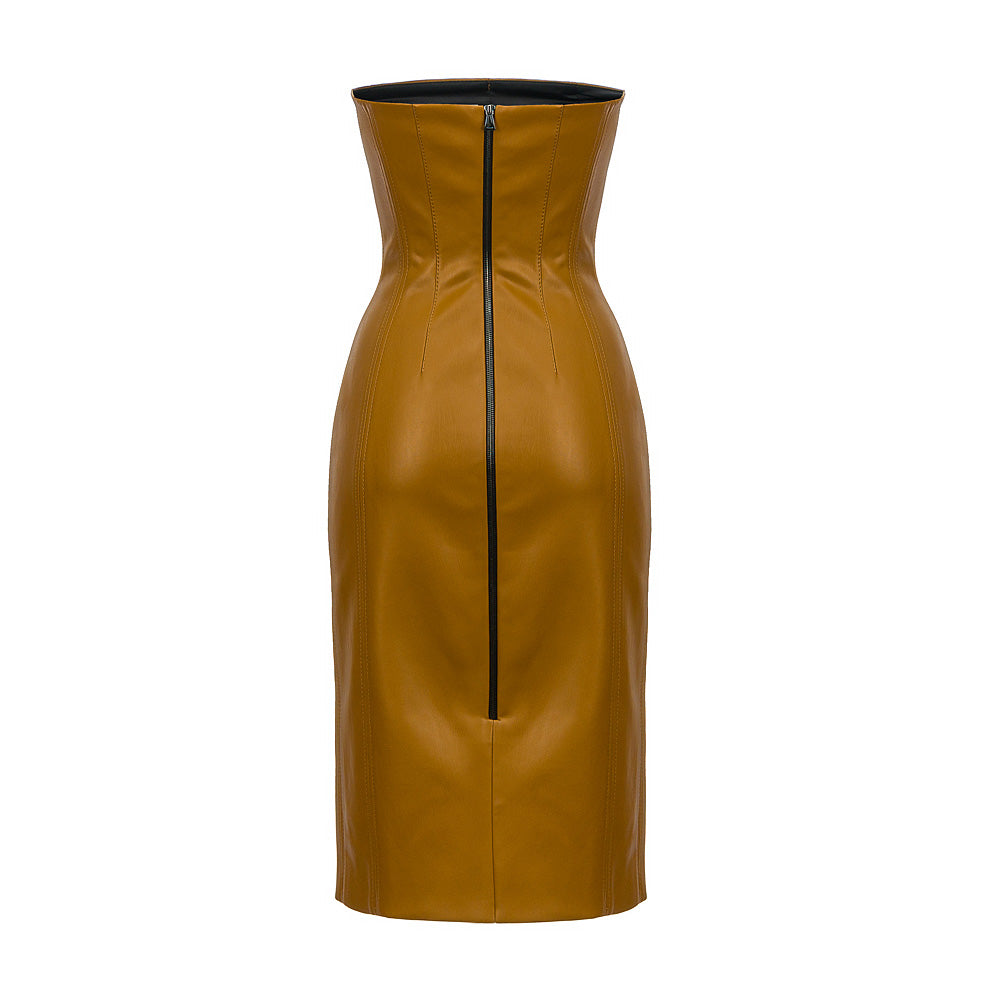 Eco-Leather Dress