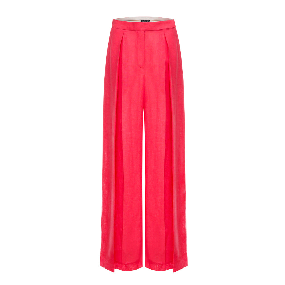 Linen Palazzo Trousers